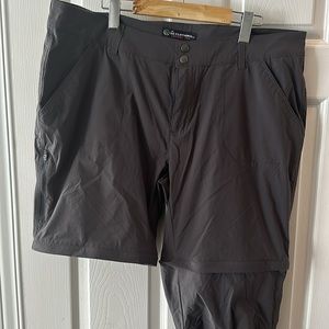 Hiking pants zip away shorts